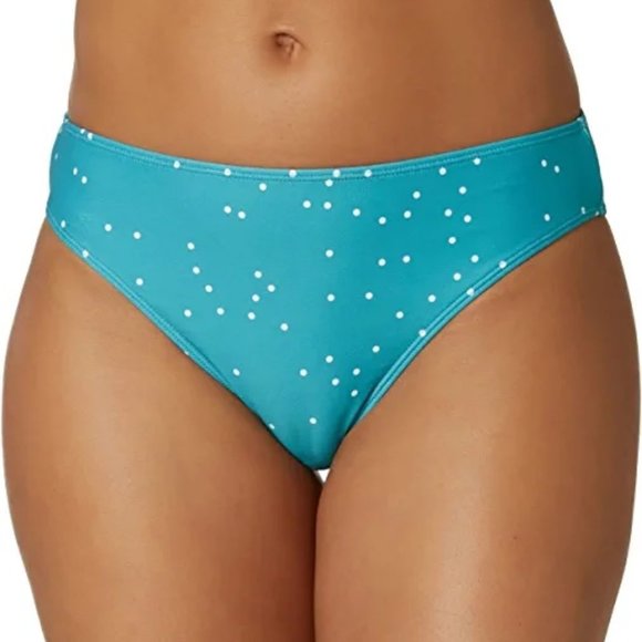 O'Neill XL Blue/White Polka Dot Hipster Bikini Swim Suit Bottom - Picture 1 of 4